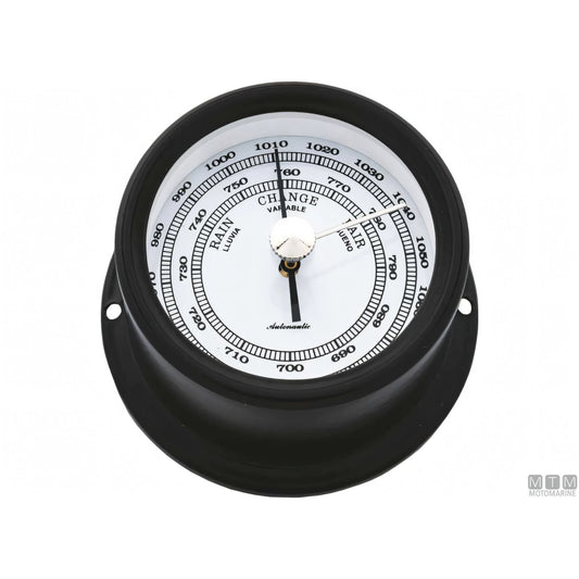 Autonautic strumento meteo Matt Black alluminio nero — Barometro Minor 72mm