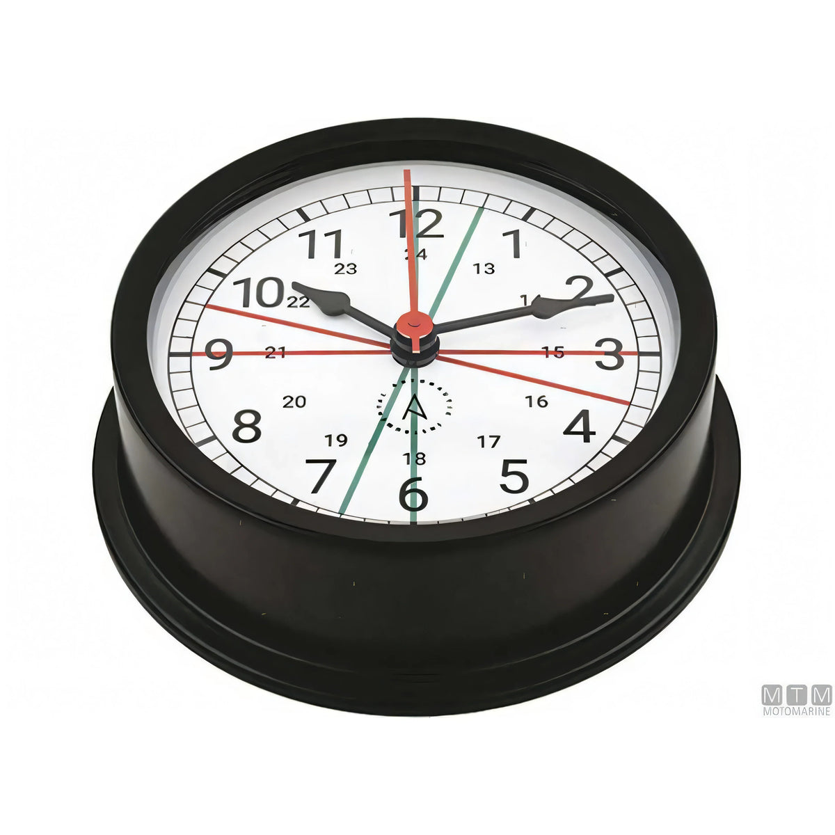 Autonautic strumento meteo Matt Black alluminio nero — Barometro Minor 72mm