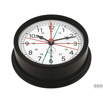 Autonautic strumento meteo Matt Black alluminio nero — Barometro Minor 72mm