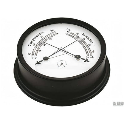 Autonautic strumento meteo Matt Black alluminio nero — Barometro Minor 72mm