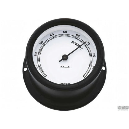 Autonautic strumento meteo Matt Black alluminio nero — Barometro Minor 72mm