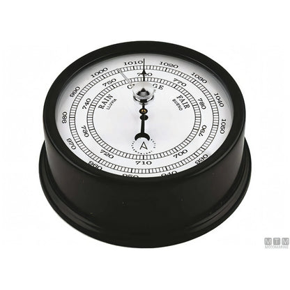 Autonautic strumento meteo Matt Black alluminio nero — Barometro Minor 72mm