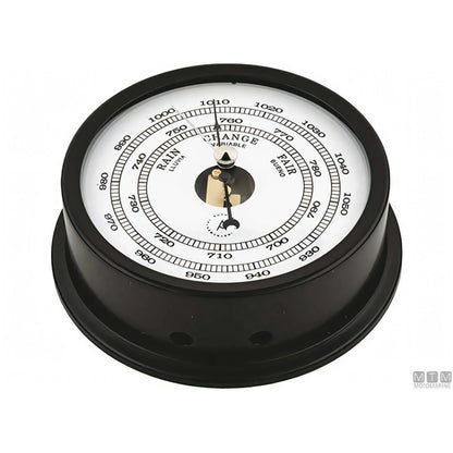 Autonautic strumento meteo Matt Black alluminio nero — Barometro Minor 72mm
