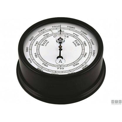 Autonautic strumento meteo Matt Black alluminio nero — Barometro Atlantic 95mm