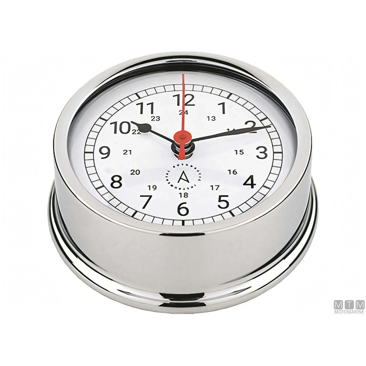 Strumento nautico Autonautic Classic Chrome in ottone cromato — Orologio 95 mm