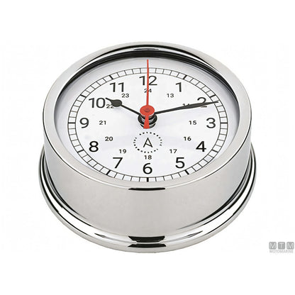 Strumento nautico Autonautic Classic Chrome in ottone cromato — Orologio 95 mm