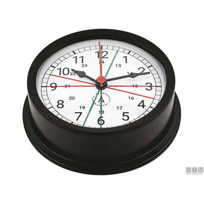 Autonautic strumento meteo Matt Black alluminio nero — Orologio silenzio radio Pacific 120mm