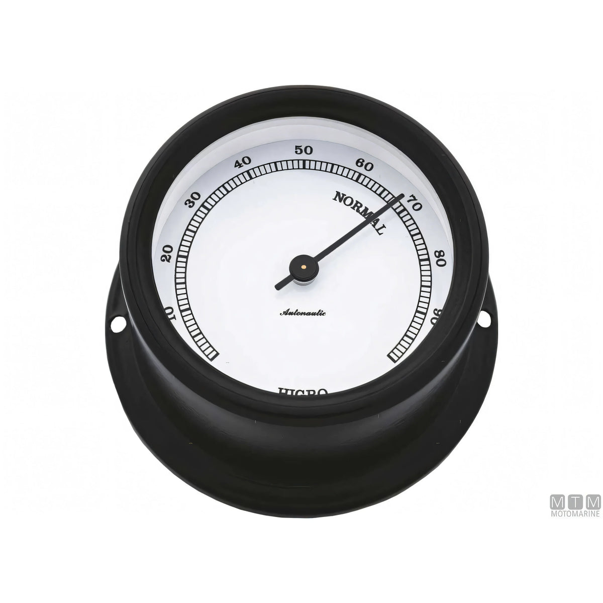 Autonautic strumento meteo Matt Black alluminio nero — Igrometro Minor 72mm