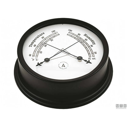 Autonautic strumento meteo Matt Black alluminio nero — Termo-Igrometro Pacific 120mm