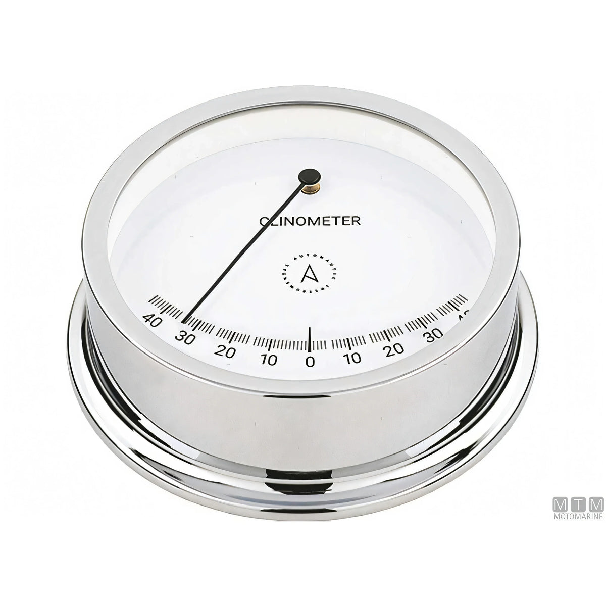 Strumento nautico Autonautic Classic Chrome in ottone cromato — Inclinometro 120 mm