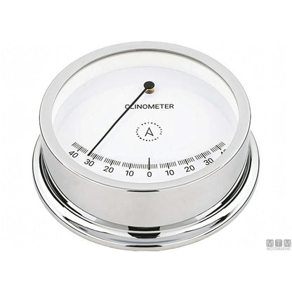 Strumento nautico Autonautic Classic Chrome in ottone cromato — Inclinometro 120 mm