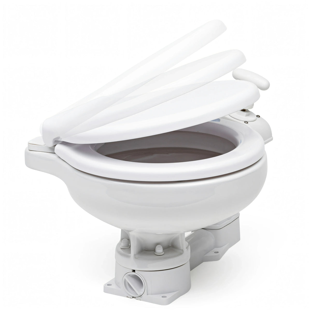 WC manuale Ocean Technologies in porcellana bianca