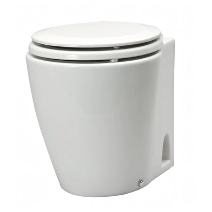 WC elettrico Laguna in porcellana bianca di Ocean Technologies