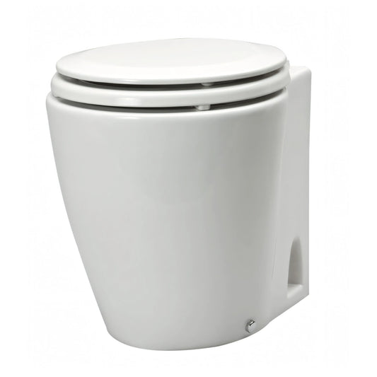 WC elettrico Laguna in porcellana bianca di Ocean Technologies