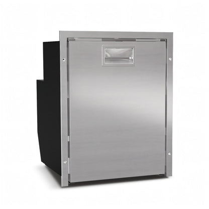 Frigorifero Vitrifrigo inox, vista laterale