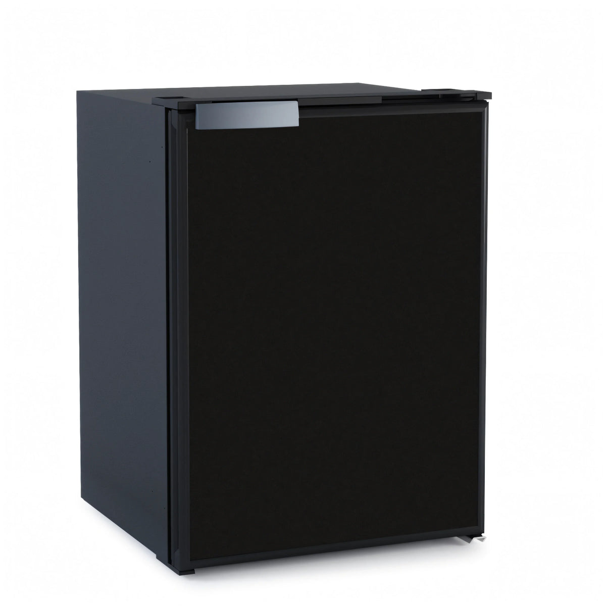 Frigorifero Vitrifrigo C60i Chromelock, pannello nero opaco, vista frontale