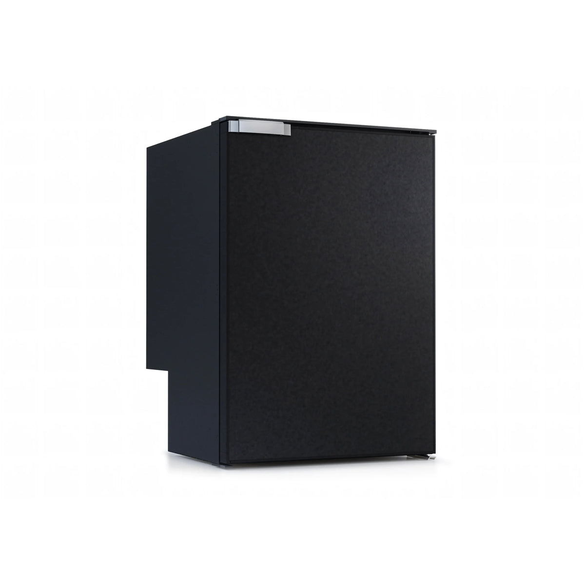 Frigorifero Vitrifrigo C60i Chromelock nero con maniglia cromata, corpo da incasso