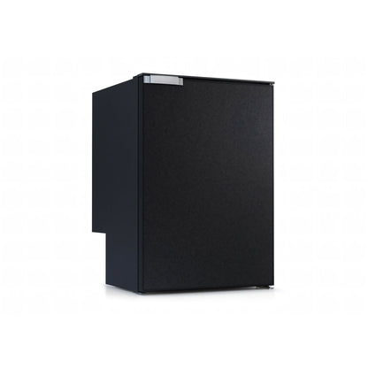 Frigorifero Vitrifrigo C60i Chromelock nero con maniglia cromata, corpo da incasso