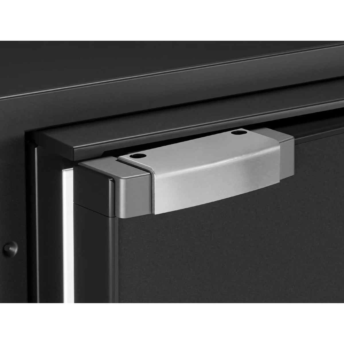 Frigorifero a cassetto Vitrifrigo C42DW Chromelock nero, vista laterale