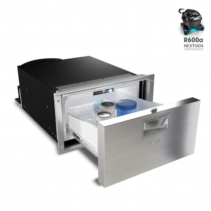 Frigo compatto Vitrifrigo, cassetto aperto
