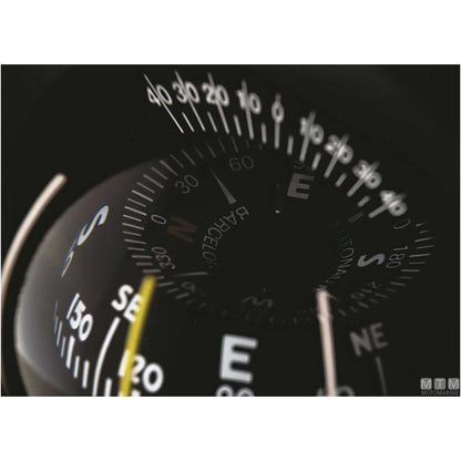 Bussola Autonautic C9 a incasso verticale, rosa 85mm — Bianca