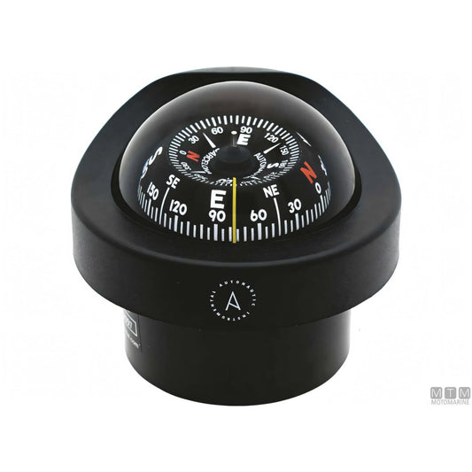 Autonautic bussola C12/110 a incasso — Nera