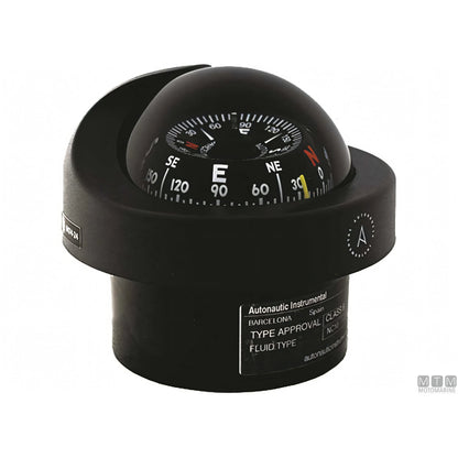 Autonautic bussola C12/110 a incasso — Nera