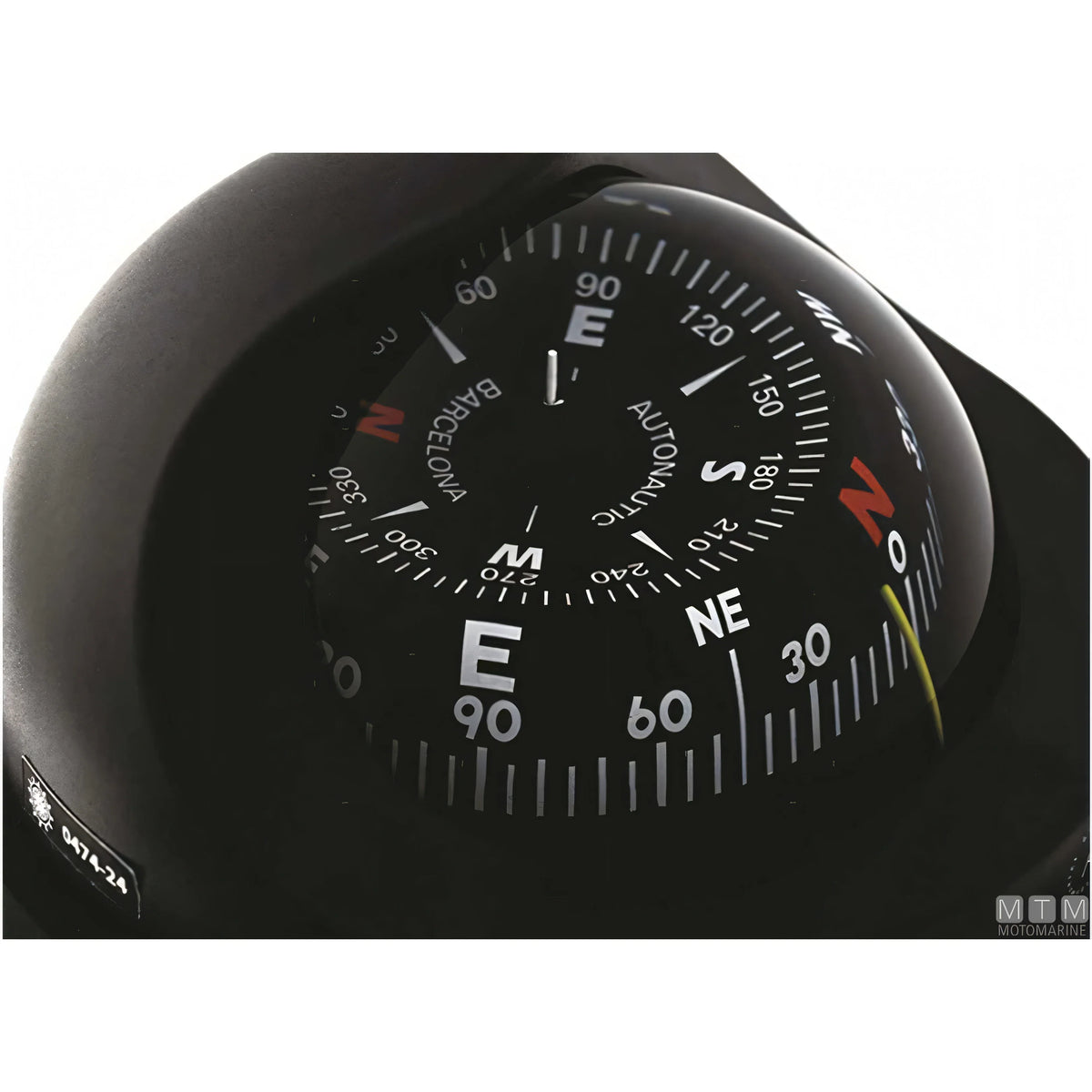 Bussola Autonautic C15/150 rosa 100mm nera — Nera