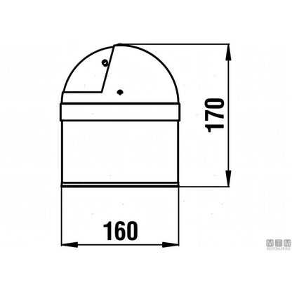 Riviera Bussola Urania BU7 acciaio inox — Normale