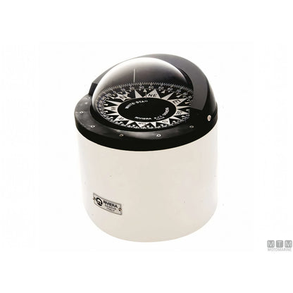 Bussola nautica Riviera White Star B6W5 rosa graduata bianca — 5° - Bianca