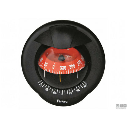 Riviera Pegasus 4-BP2 bussola verticale — Cornice Nera, Rosa Rossa