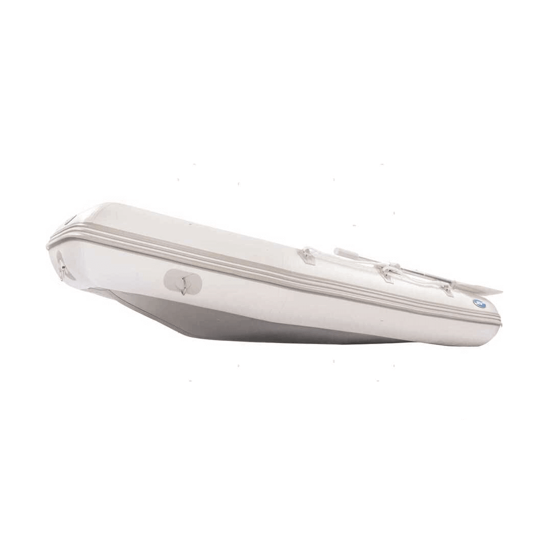 Tender gonfiabile EUROVINIL Plus DropStitch bianco con chiglia gonfiabile, vista laterale