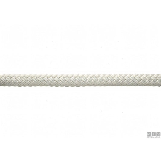 Motomarine Treccia Ormeggio 16 Fusi Poliestere — Bianca