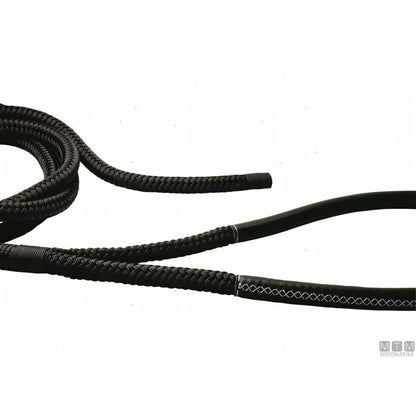 Treccia da Ormeggio Custom in Poliestere HT con Gassa Rinforzata Ø 24 mm — Nera · Gassa rinforzata · 16 m