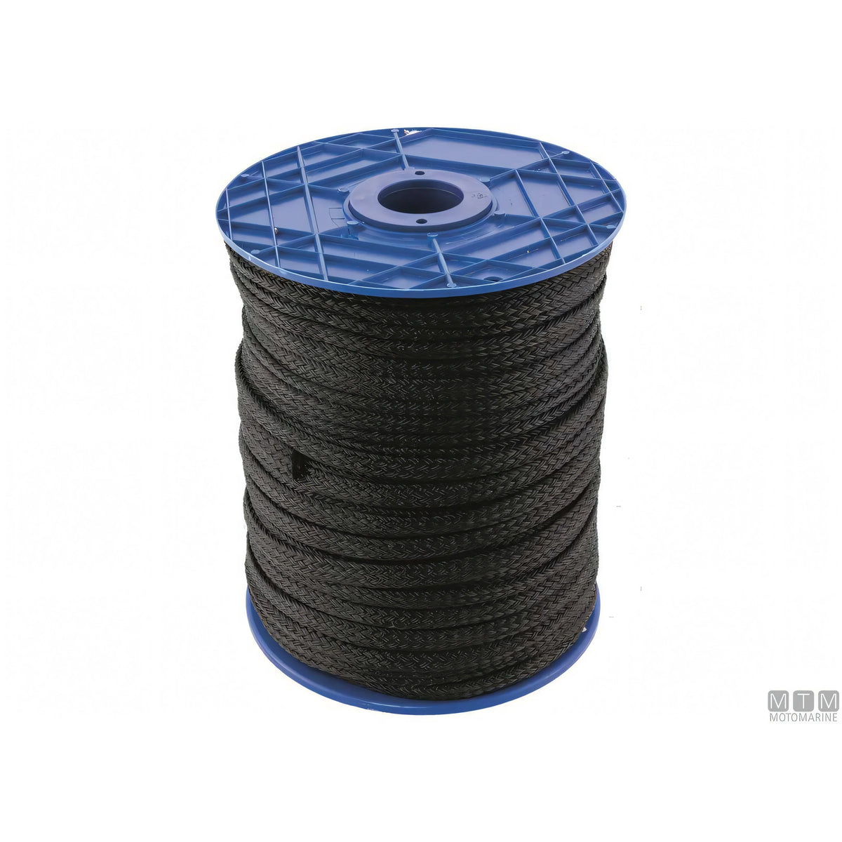 Motomarine cima piatta per parabordi in poliestere — Ø 8 mm - Nero