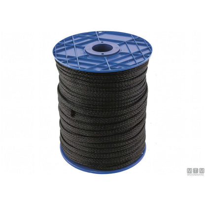 Motomarine cima piatta per parabordi in poliestere — Ø 14 mm - Nero