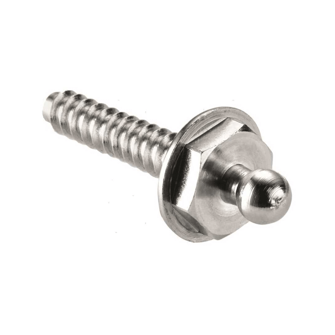 Vite mordente Loxx Tenax 12mm acciaio inox con bottone sferico e flangia esagonale