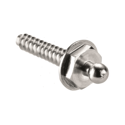 Vite mordente Loxx Tenax 12mm acciaio inox con bottone sferico e flangia esagonale
