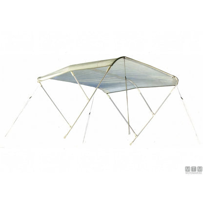 Tessilmare Capottina 3 Archi acciaio inox e tessuto — 150 cm