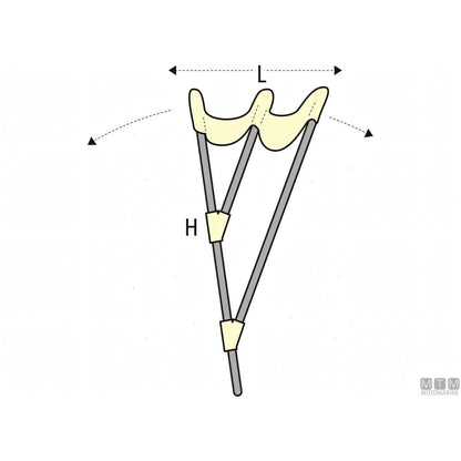 Tessilmare capottina 3 archi H140 — 150 cm