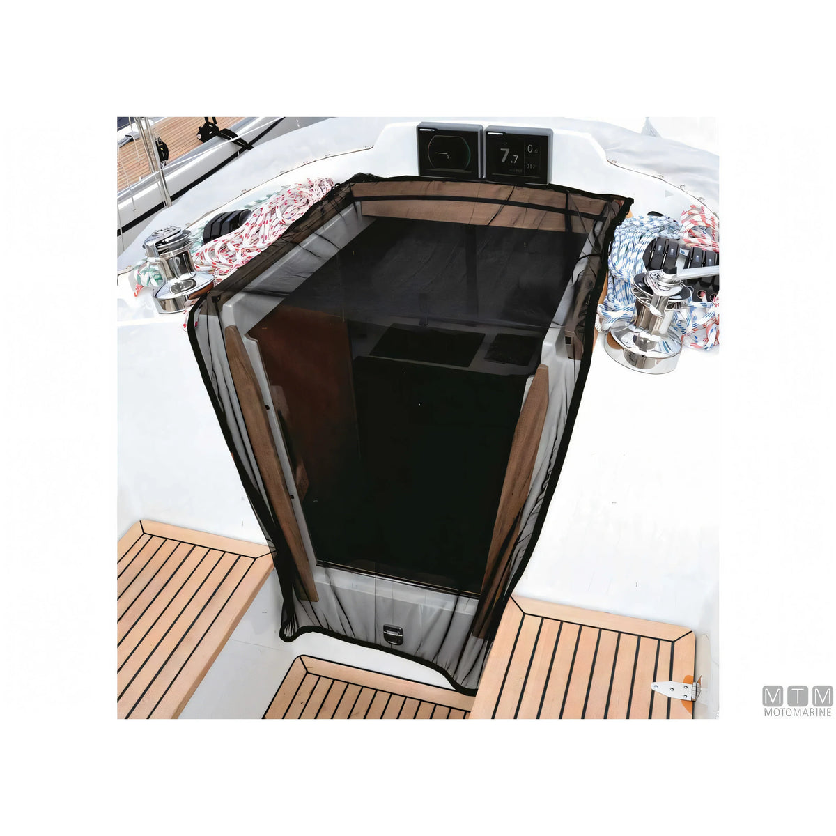 Motomarine zanzariera boccaporto Water Line — 90 x 180 cm