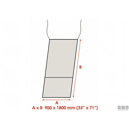 Water Line oscurante boccaporto Companionway — 90 x 180 cm