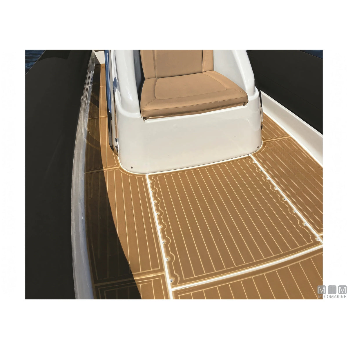 Motomarine rivestimento EVA Deck per pavimentazione nautica — Fresato Teak - Senza adesivo