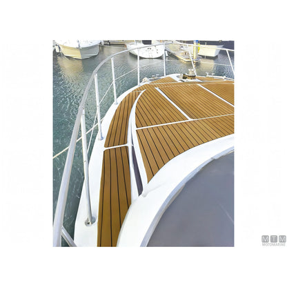 Motomarine rivestimento EVA Deck per pavimentazione nautica — Fresato Teak - Senza adesivo