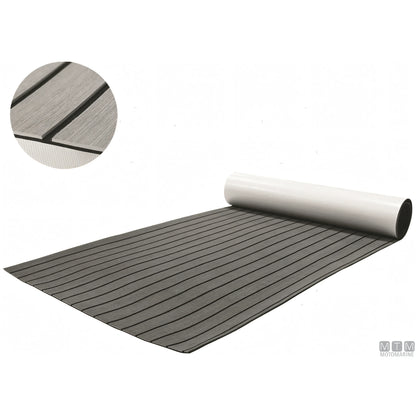 Motomarine rivestimento EVA Deck per pavimentazione nautica — Fresato Grigio - Senza adesivo