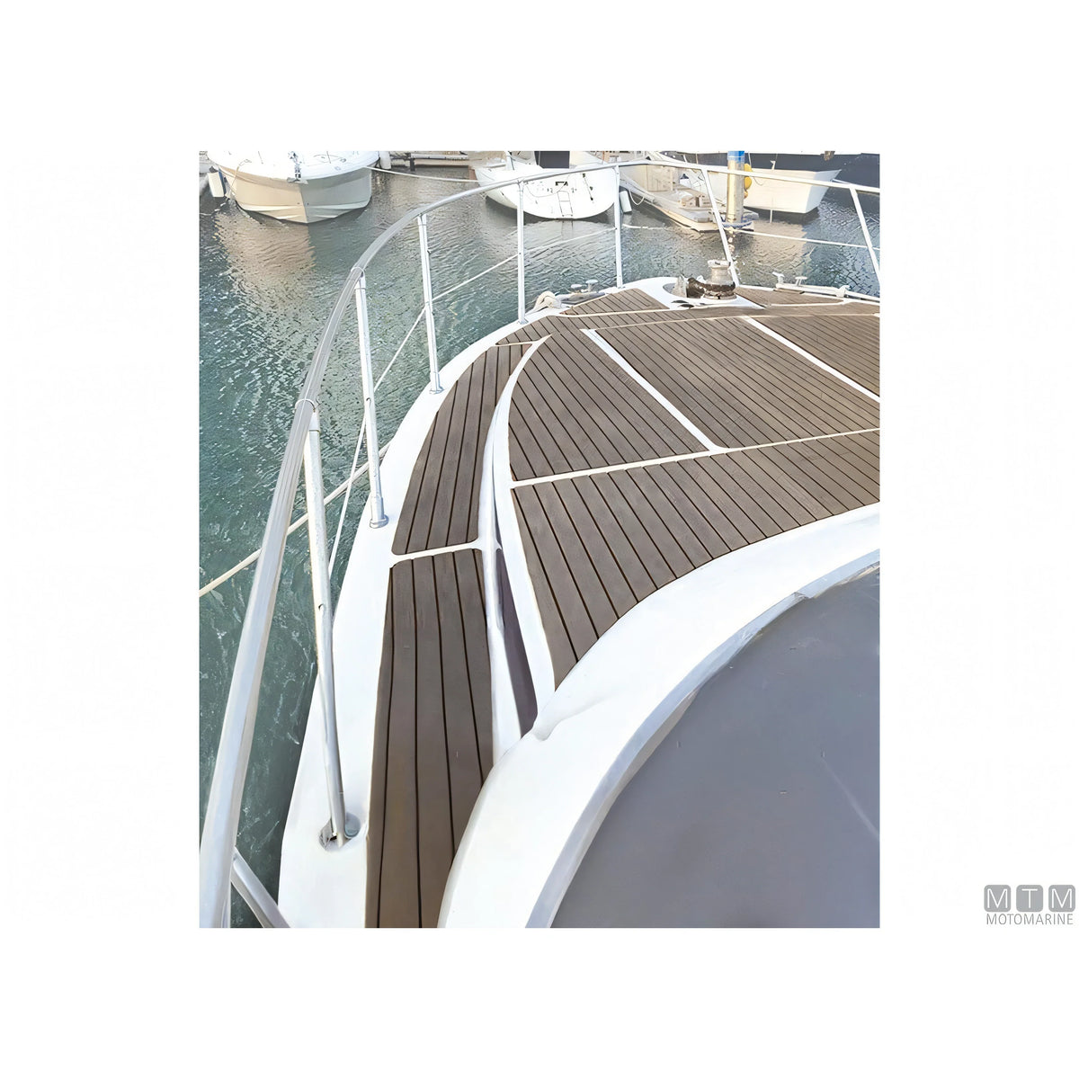 Motomarine rivestimento EVA Deck per pavimentazione nautica — Fresato Grigio - Senza adesivo