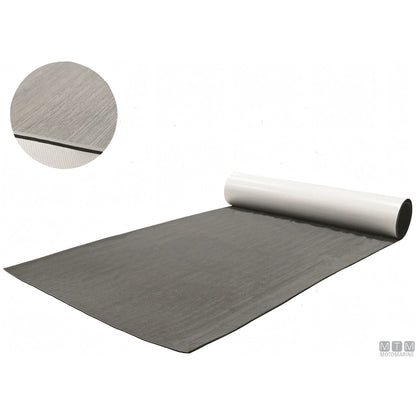 Motomarine rivestimento EVA Deck per pavimentazione nautica — Liscio Grigio - Senza adesivo