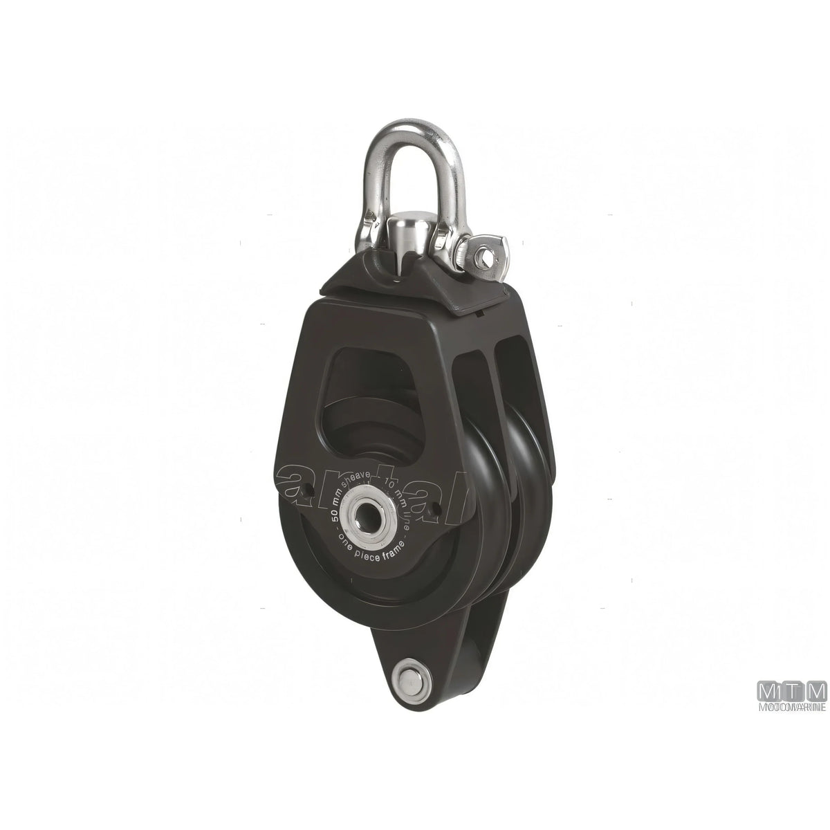 Bozzello Antal puleggia 50 mm cassa alluminio — Doppio con arricavo