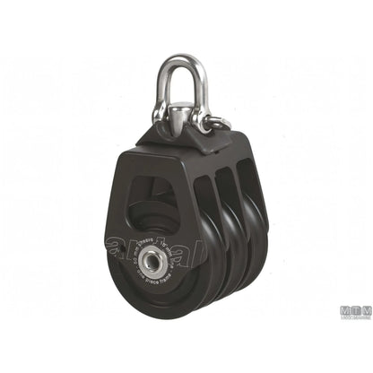 Bozzello Antal puleggia 50 mm cassa alluminio — Triplo