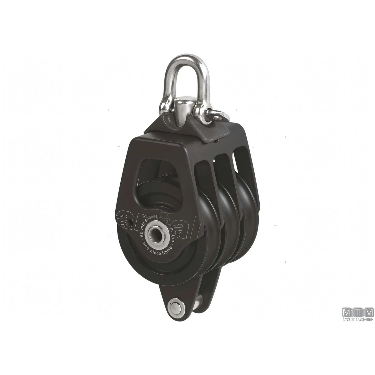 Bozzello Antal puleggia 50 mm cassa alluminio — Triplo con arricavo